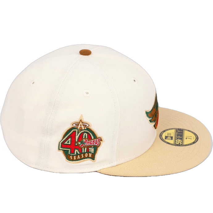 New Era Anaheim Angels 40th Anniversary 'Eggnog Pack' 59FIFTY Fitted Hat