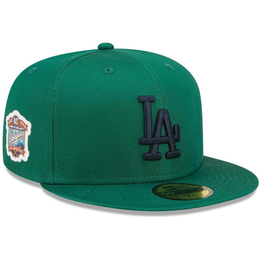 New Era Los Angeles Dodgers 40th Anniversary Green 59FIFTY Fitted Cap