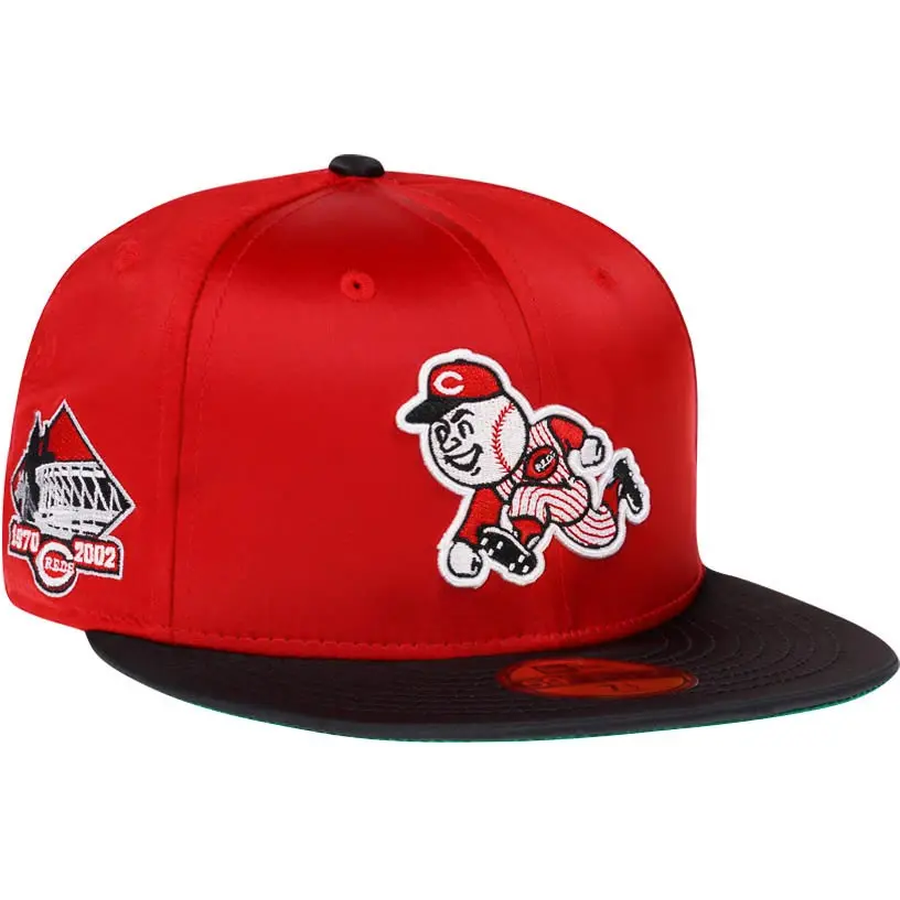 New Era Cincinnati Reds Satin Riverfront Stadium 59FIFTY Fitted Hat