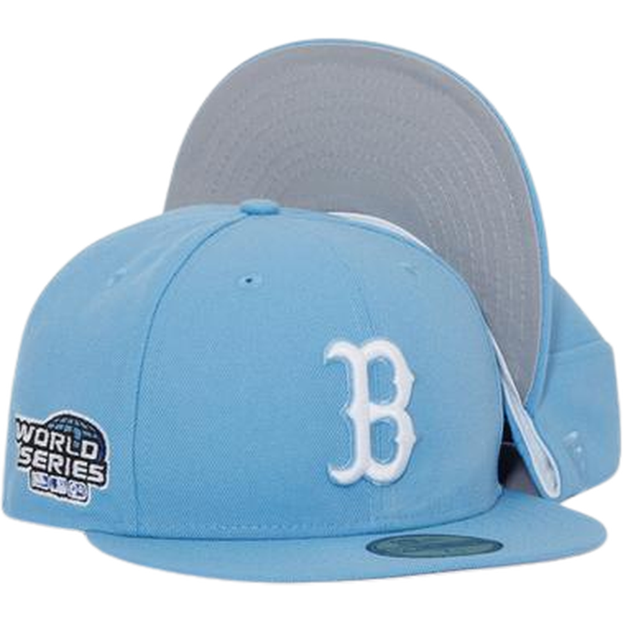 New Era Boston Red Sox Baby Blue 2004 World Series 59FIFTY Fitted Hat