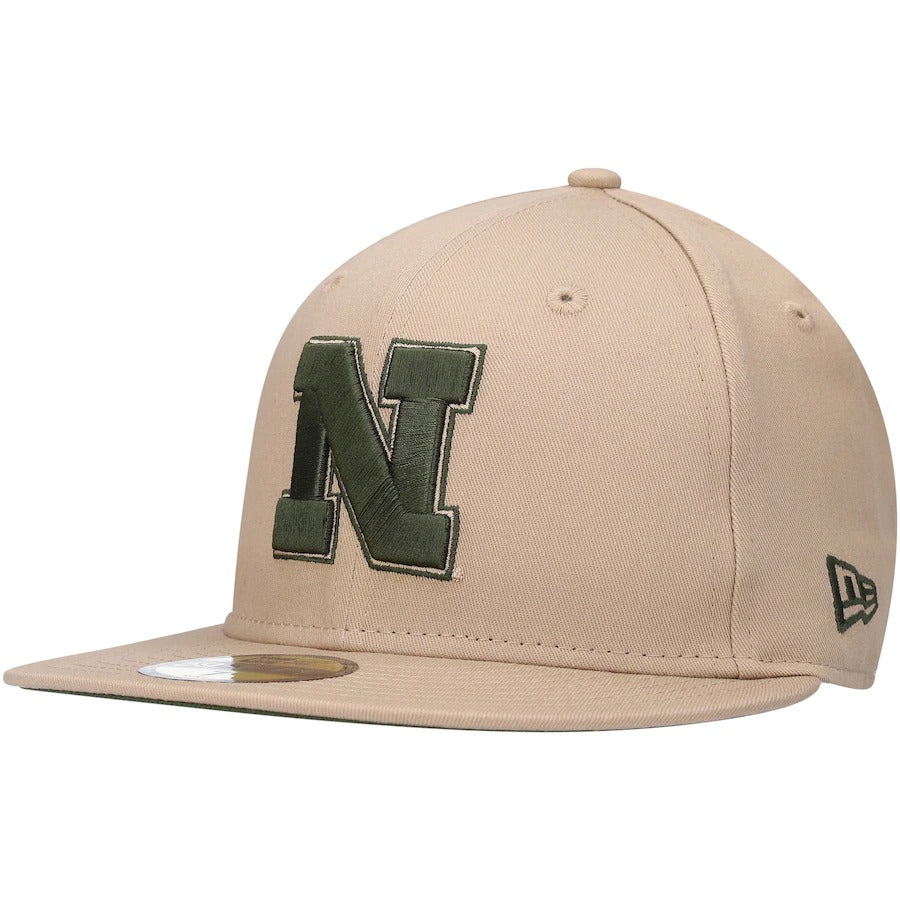 New Era Tan Nebraska Huskers Camel & Rifle 59FIFTY Fitted Hat