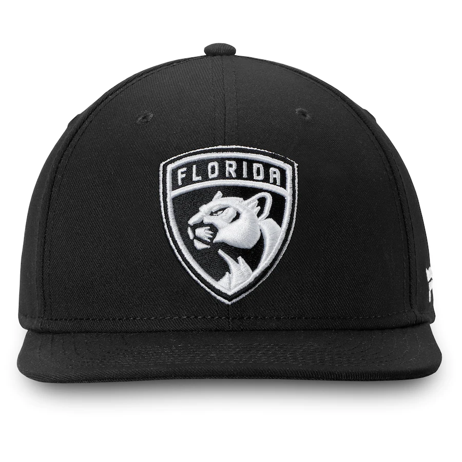 Fanatics Branded Florida Panthers Black Logo Fitted Hat