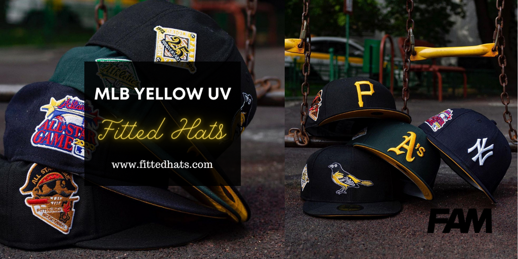 MLB Yellow Undervisor Fitted Hats