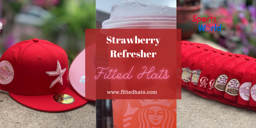Strawberry Refresher Fitted Hats