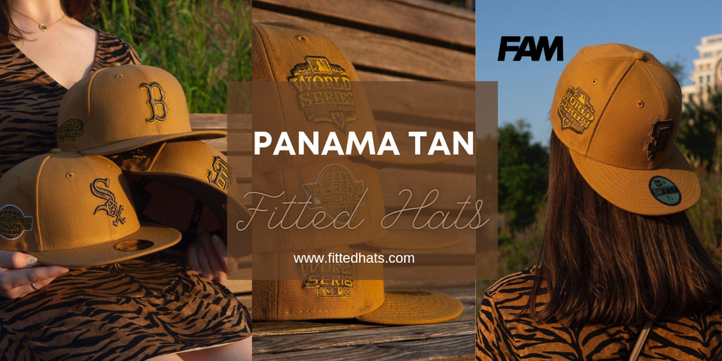 Panama Tan Fitted Hats