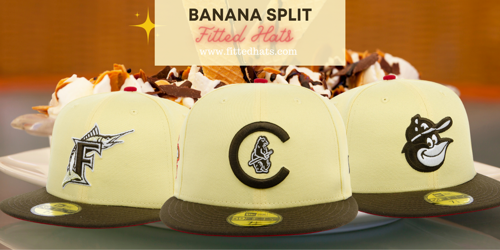 Banana Split Fitted Hats By Lids Hat Drop