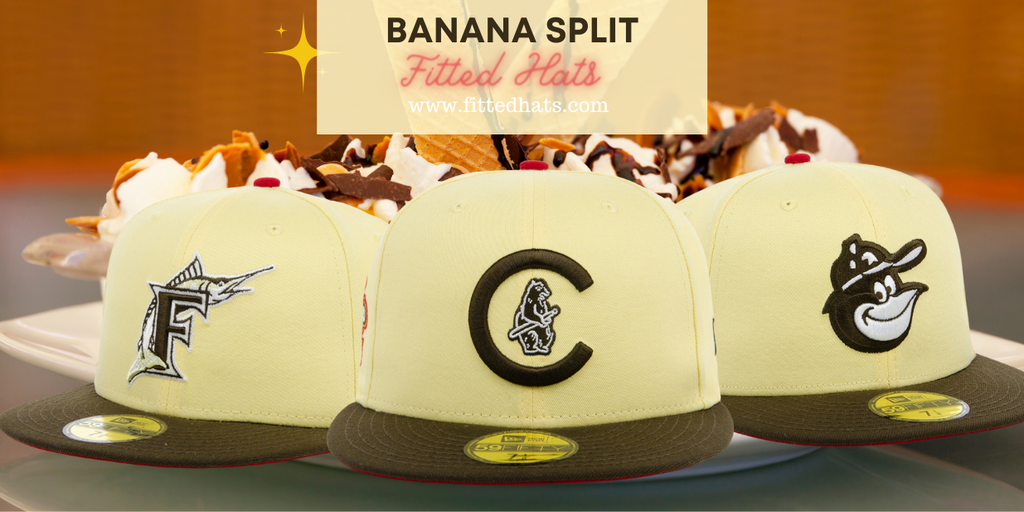 Banana Split Fitted Hats