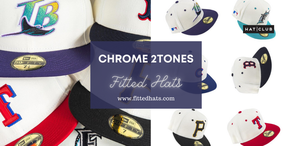 Chrome 2Tones Fitted Hats