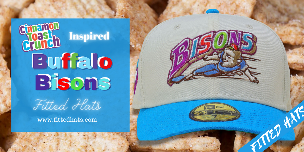 Cinnamon Toast Crunch Buffalo Bison Fitted Hat