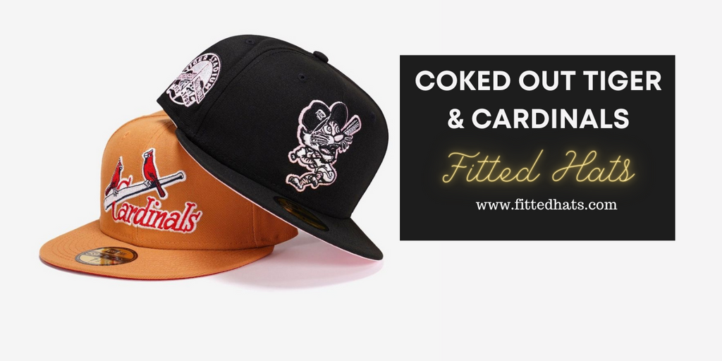 Topperz Store Coked Out Tigers & St. Louis Cardinals Fitted Hats