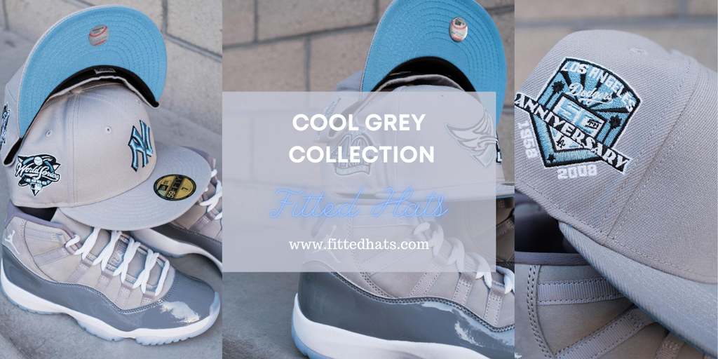 Cool Grey Fitted Hat Collection By Pro Image Sports