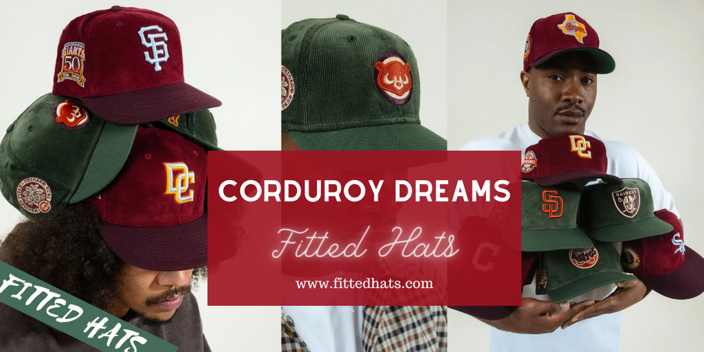 Corduroy Dreams Fitted Hats
