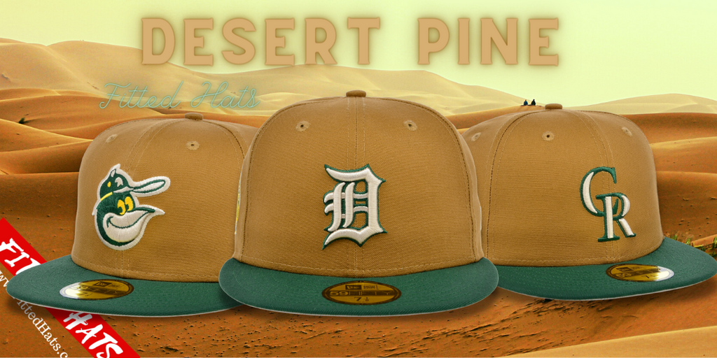 Desert Pine Fitted Hats