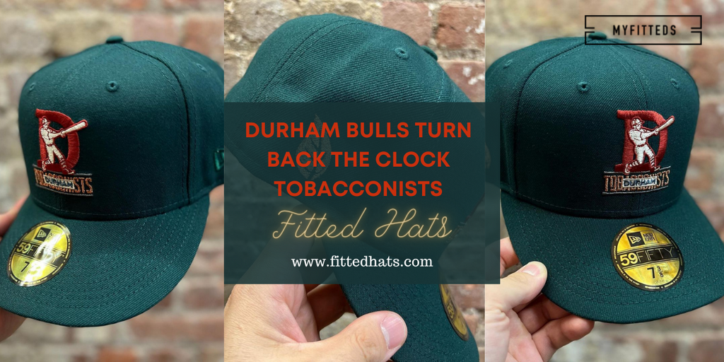 New Era Durham Bulls Turn Back the Clock Tobacconists 59FIFTY Fitted Hat