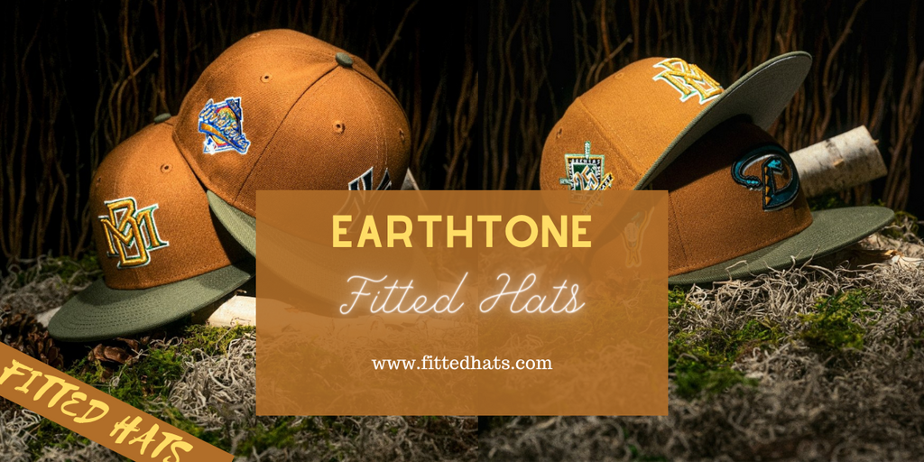 Earthtone Khaki Fitted Hats