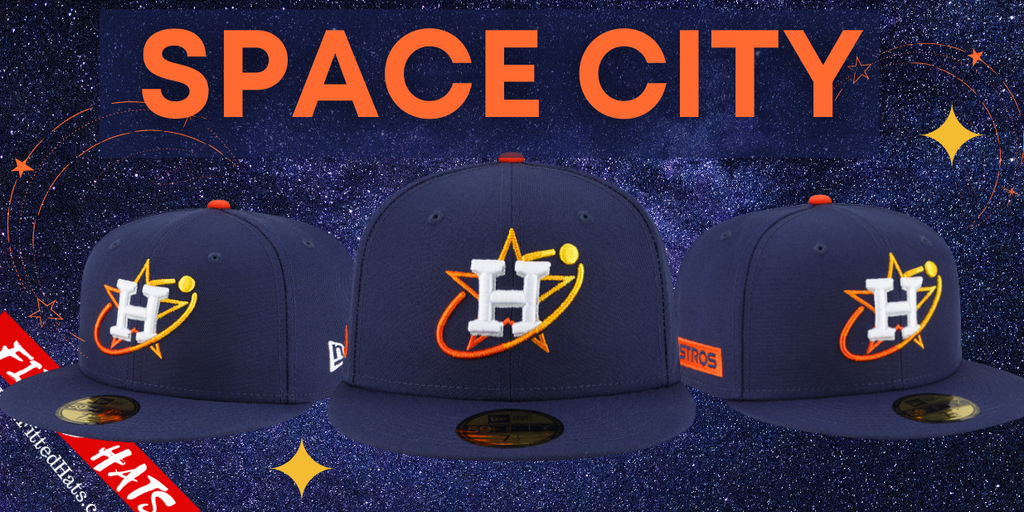 New Era Houston Astros 'Space City' Theme Fitted Hat