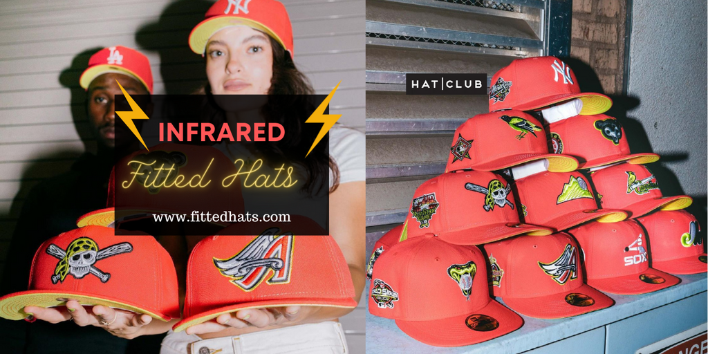High Voltage Infrared Fitted Hats by Hat Club Drops 6/05/21