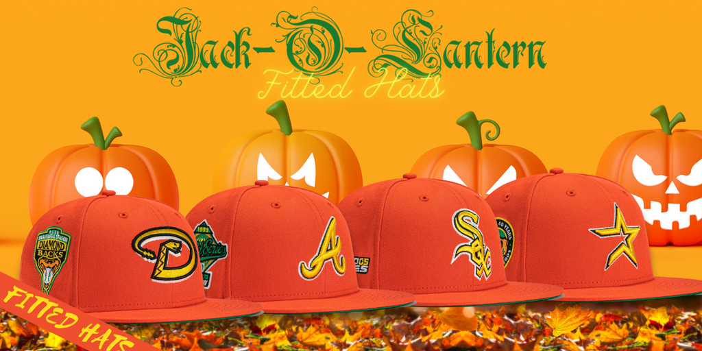 Jack O Lantern Fitted Hats