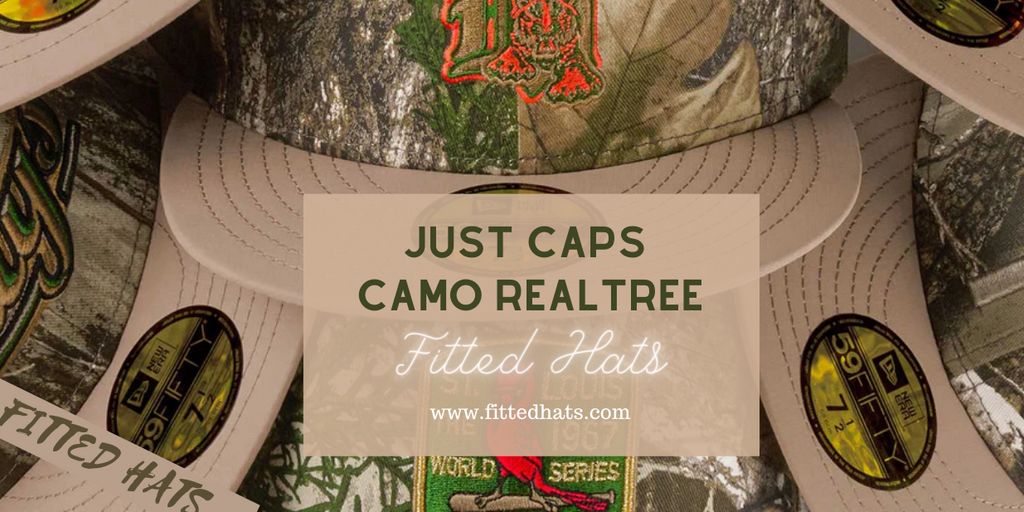 Just Caps Camouflage Fitted Hats