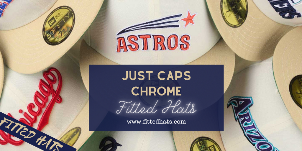 Just Caps Chrome Fitted Hats