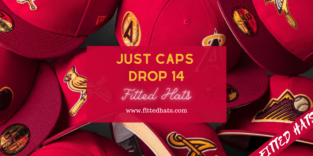 Just Caps Drop 14 Fitted Hats By New Era | Red 2022 Fitted Caps