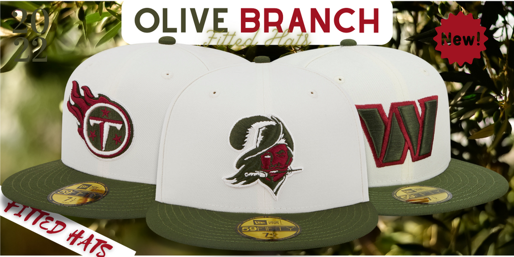 Lids HD Olive Branch Fitted Hats