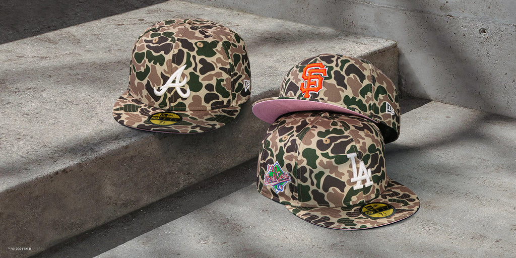 MLB Duck Camo Fitted Hats
