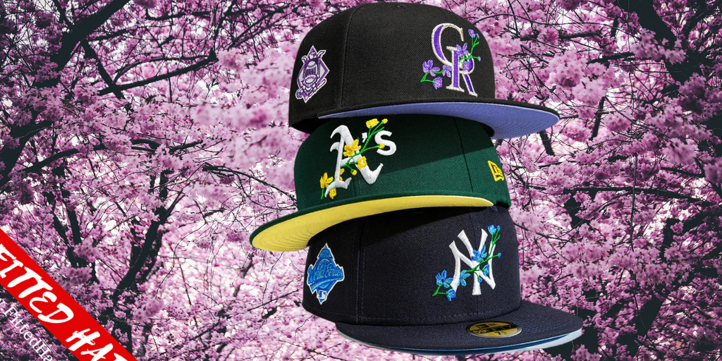 MLB Side Patch Bloom Fitted Hats Dropped 6/02/21