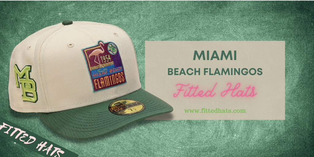 Miami Beach Flamingos Pay Day Friday Fitted Hat