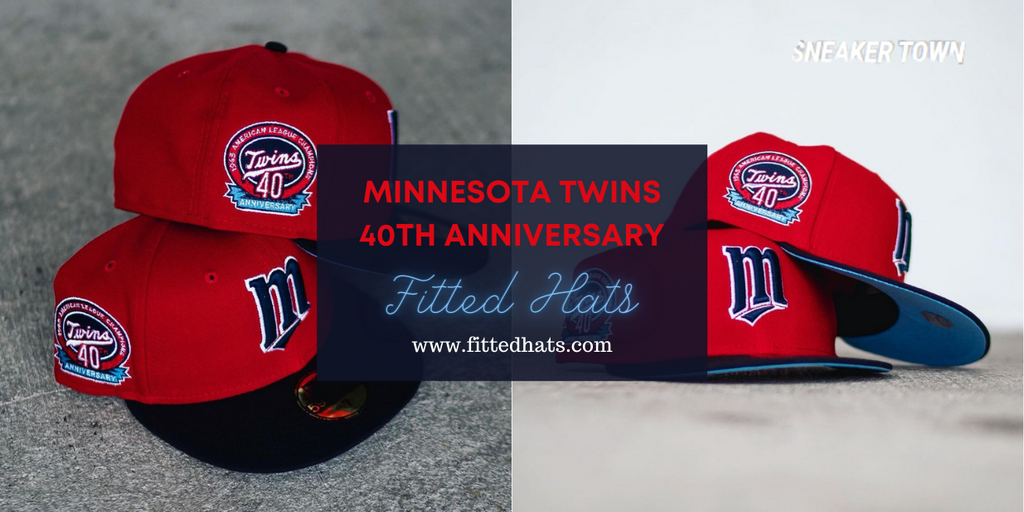 New Era Minnesota Twins 40th Anniversary Red/Navy 59FIFTY Fitted Hat