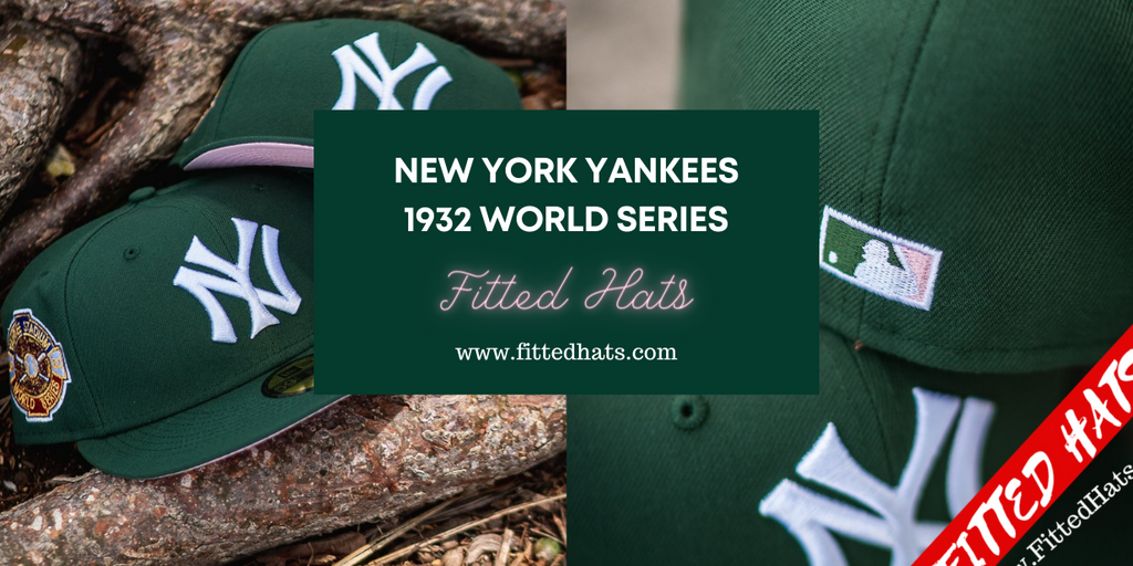 New York Yankees Pine Green 1932 World Series Fitted Hat (May 24th)