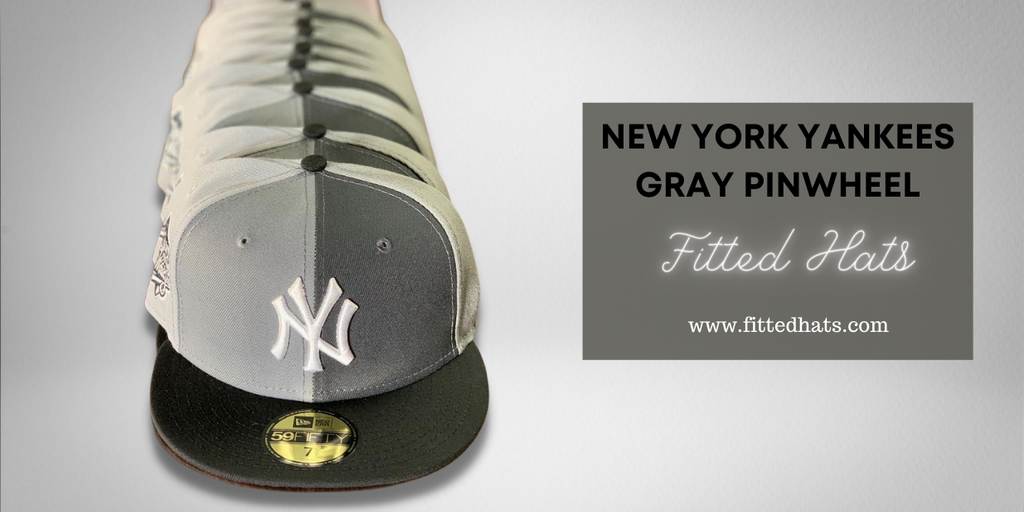 New York Yankees Gray Pinwheel Fitted Hats (Dec. 8th)