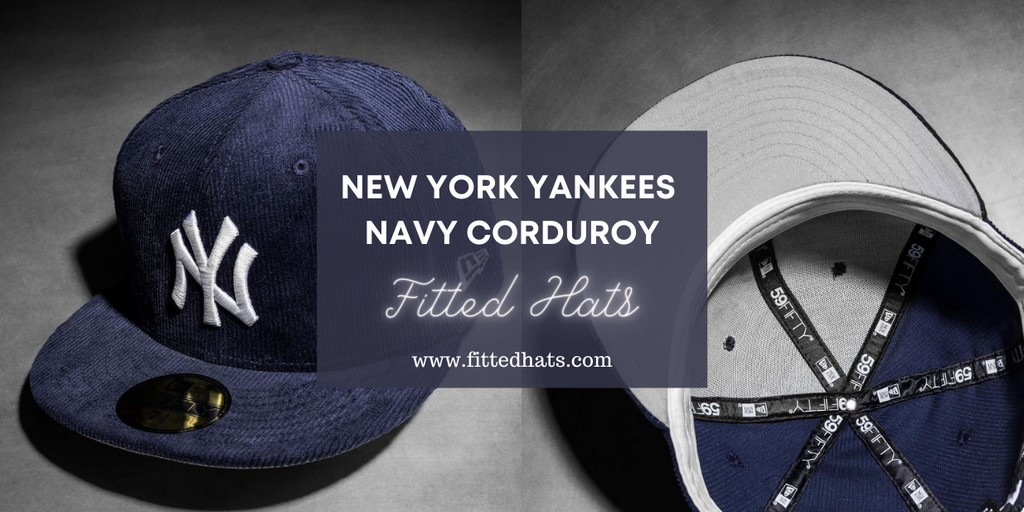 New Era New York Yankees Navy Corduroy Fitted Hat