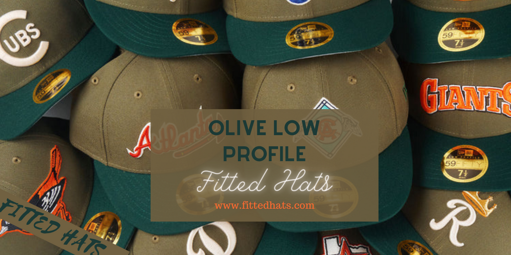 Olive Low Profile 2023 Fitted Hats
