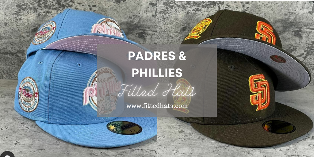 Padres and Phillies Fitted Hats
