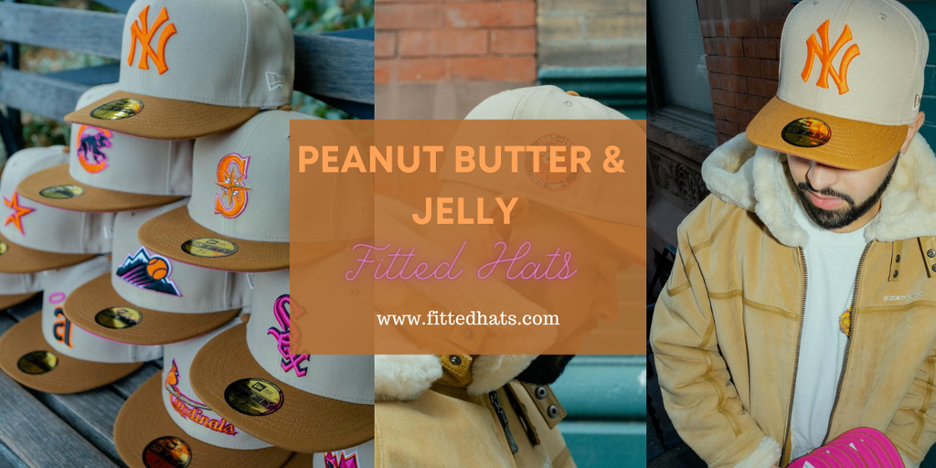 Peanut Butter & Jelly Fitted Hats Hat Club