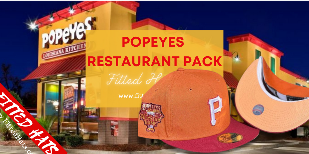 Popeyes Pittsburgh Pirates Restaurant Pack Fitted Hat