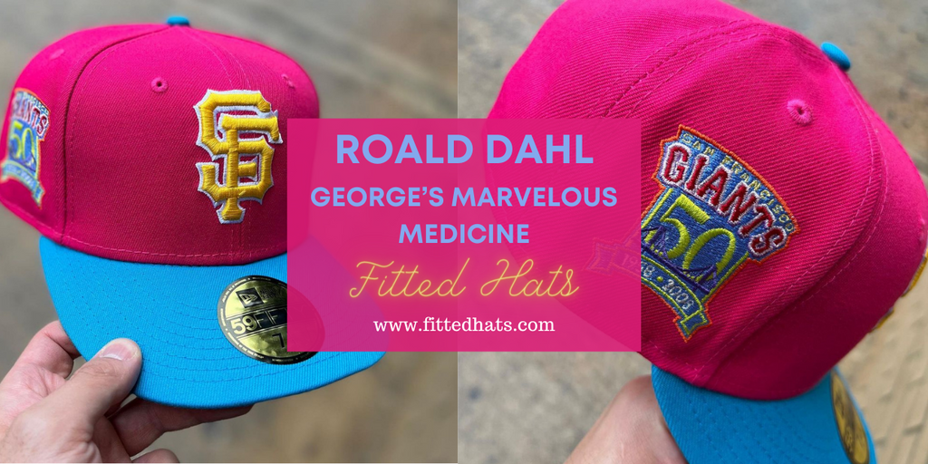 SF Giants Roald Dahl George Marvelous Medicine Inspired Fitted Hat