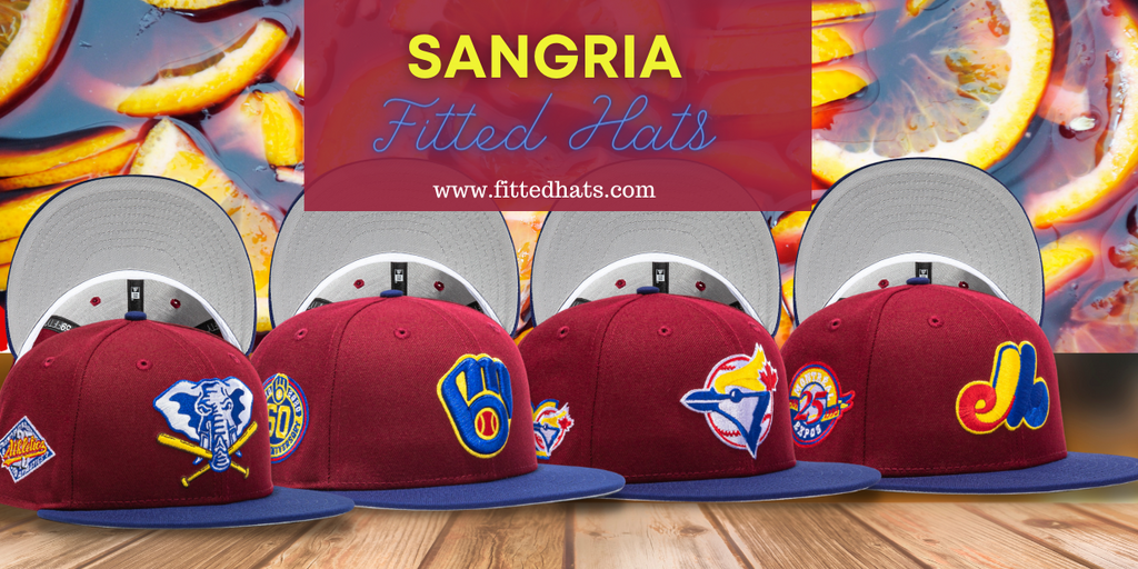 Sangria Fitted Hats By Hat Club