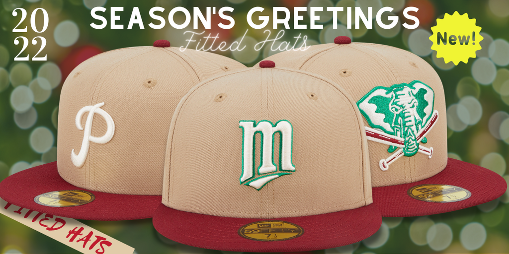 Season's Greetings Fitted Hats