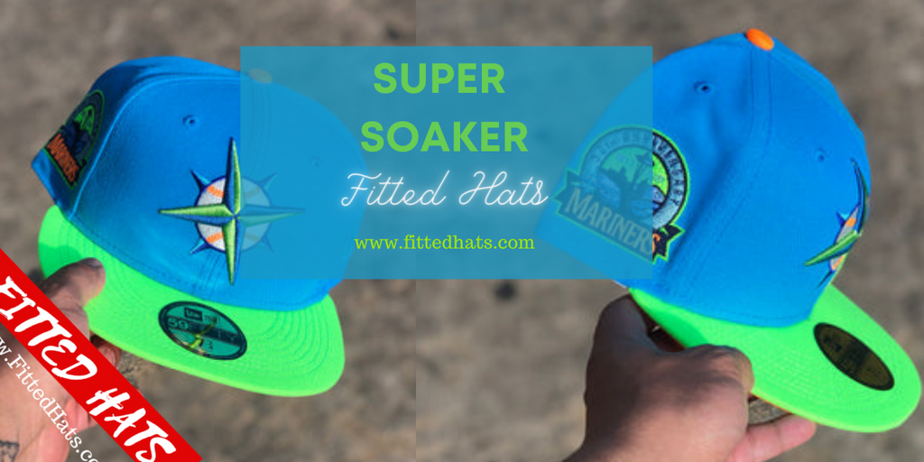 Seattle Mariners 'Super Soaker' Fitted Hat 