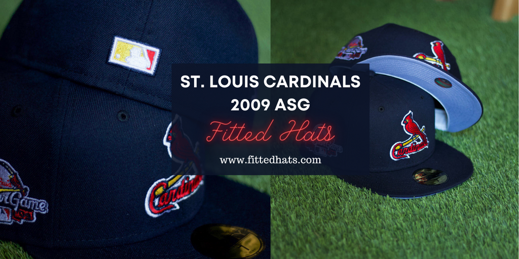 New Era St. Louis Cardinals Navy/Red 2009 All-Star Game Fitted Hat (March 21)