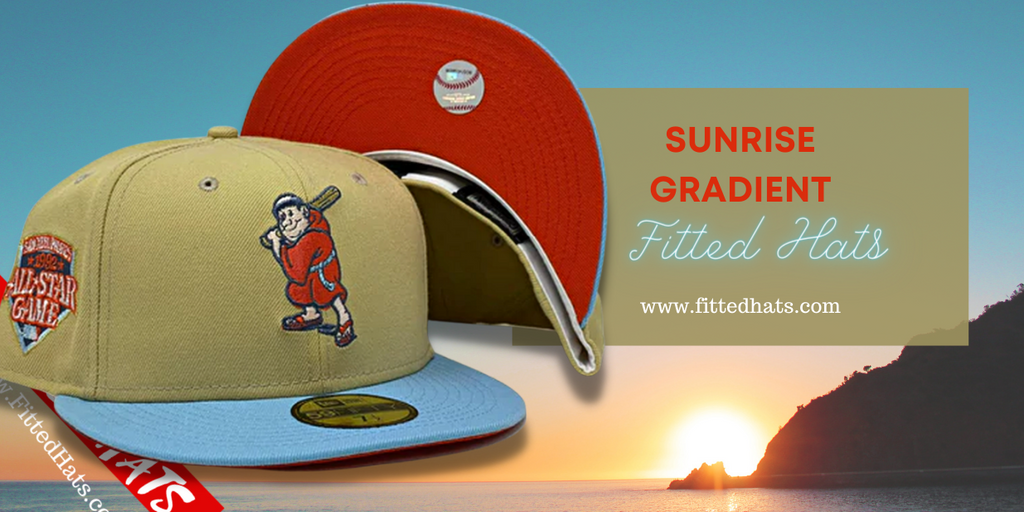 Sunrise Gradient Fitted Hats by Sports World 165 (June 11th)