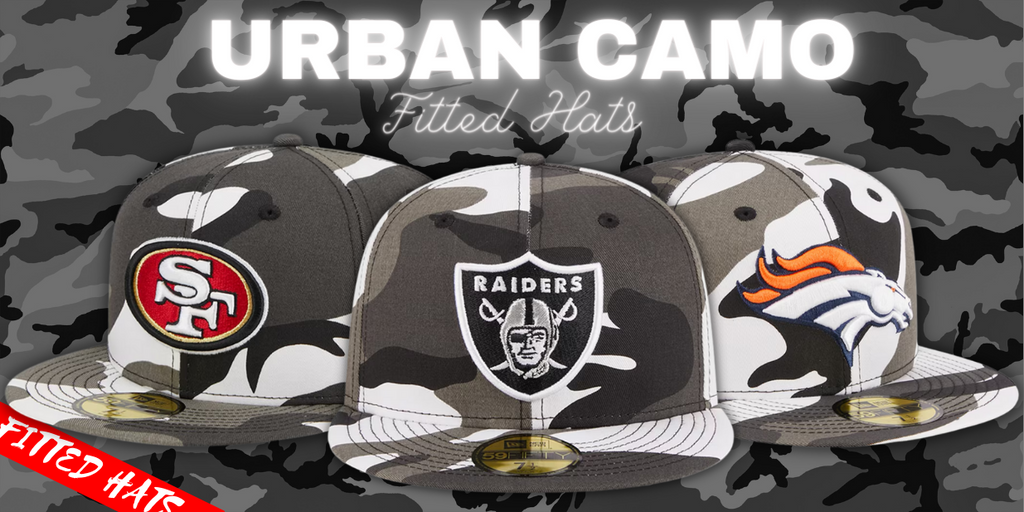 Urban Camo Fitted Hats