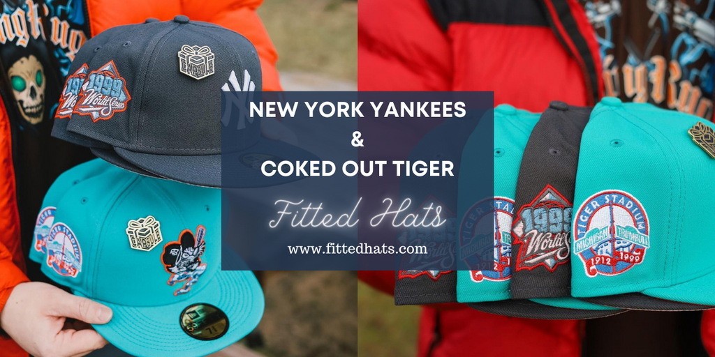 Yankees & Detroit Tigers Coked out Tigers Fitted Hats