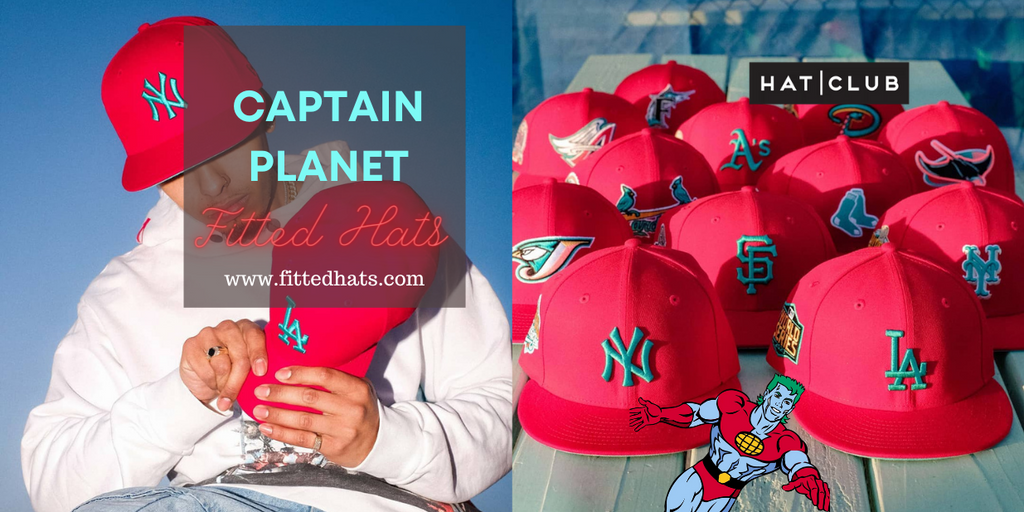 Captain Planet Fitted Hats