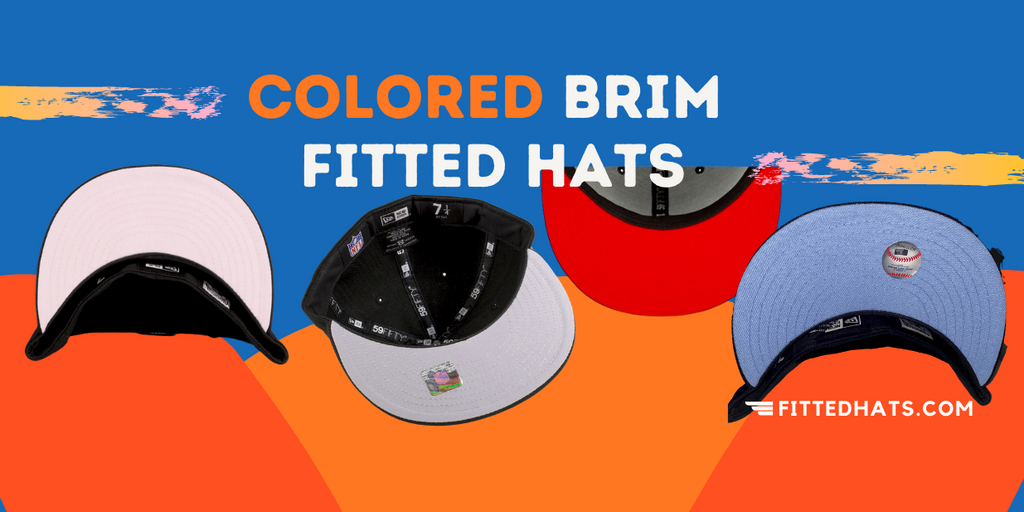 Colored Brim Fitted Hats