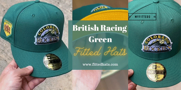 British Racing Green Fitted Hat