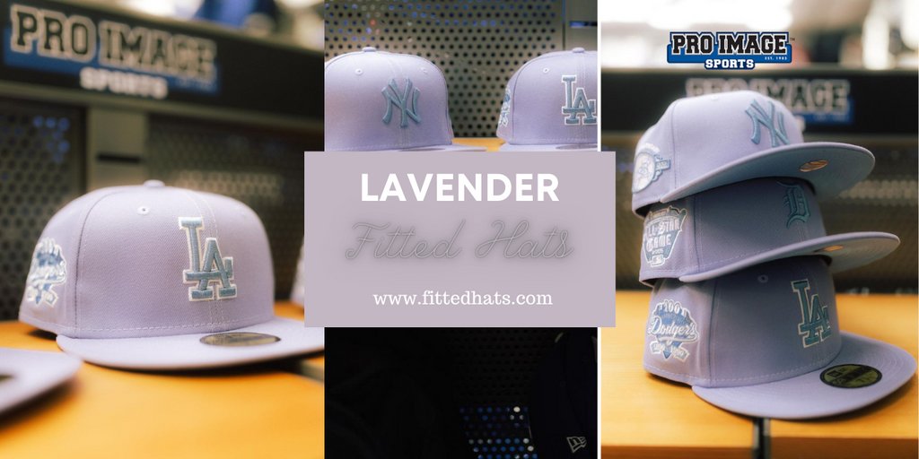 lavender fitted hats pro image sports