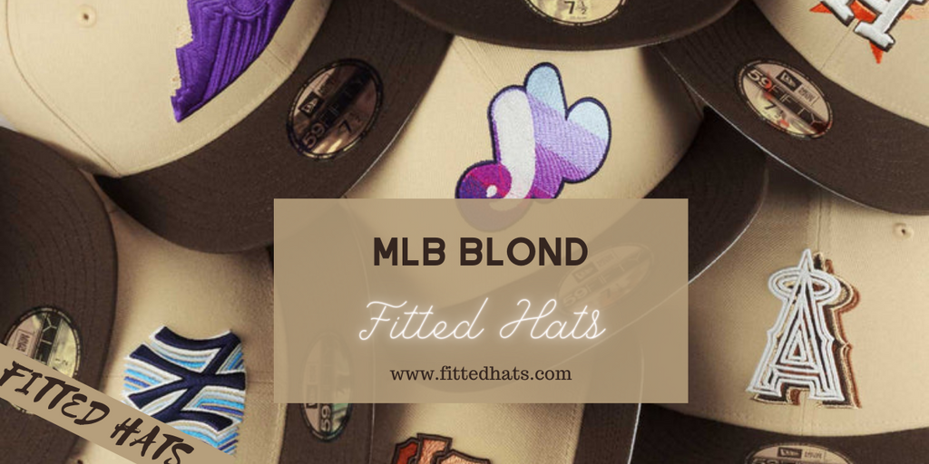 MLB Blond Fitted Hats